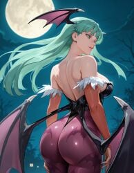 ai_generated anime anime_girl anime_style bra camel_toe cameltoe character darkstalkers e female female_focus female_human female_only manga morrigan_aensland panties sexy sexy_body sexy_clothing