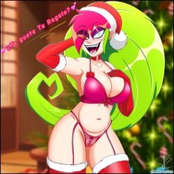 2d artist_request busty cartoon_network demencia_(villainous) female female_focus female_only hourglass_figure lingerie tagme villainous wide_hips