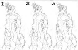 cum duo_(artist) duo_(character) furry male male_only nude sheath skunk