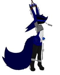 alpha_channel anthro cozy(cozy_collective) cozymoon crossdressing crossdressing_male drone dronification femboy gay gay_anal gay_masturbation genitals homosexual homosexual_male knot knotted_penis male male_only male_penetrated markings penis restraints solo wounded