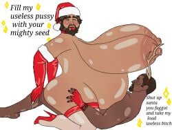 big_ass big_belly big_breasts big_butt big_thighs busty_boy busty_daddy christmas cole_cassidy deer_horns faggot gabriel_reyes gay huge_breasts huge_butt huge_cock huge_nipples huge_thighs male male/male male_only reaper santa_hat slutty_daddy