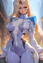 ai_generated big_breasts blonde_hair dagger_(marvel) dagger_(marvel_rivals) large_breasts long_hair marvel marvel_rivals randoai