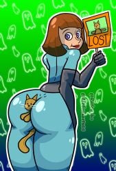 1girls ass ass_focus big_ass big_butt danny_phantom fat_ass fat_butt feline female huge_ass huge_butt latex latex_suit looking_back madeline_fenton meme meme_reference milf mother nickelodeon nicktoons thick_thighs