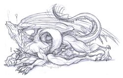 anthro canine chiropteradaemonicus cum dragon female fox fur furry heart male markus_leinonen scalie sex size_difference sketch tailwag