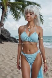 ai_generated atlantis:_the_lost_empire beach bikini bikini_top disney earrings kida realistic redhoney.ai sexy smile tagme tan_body video