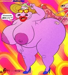 1boy 1girls anthro anthro_on_anthro assjob big_areola big_ass big_breasts big_lips blu3danny blumoondan couple cum cum_drip duo english_text erect_penis giantess gladys_hippo hi_res high_heels hippopotamus_humanoid horny_female horny_male hot_dogging huge_ass huge_breasts imminent_sex large_areolae looking_at_partner macro mascara nickelodeon nude nude_female penis puffy_lips purple_skin rocko's_modern_life rocko_rama seductive seductive_female seductive_gaze sun_hat sunglasses sweating thick_thighs thunder_thighs veiny_penis wide_hips