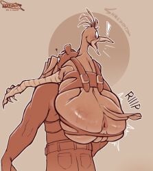 anthro banjo-kazooie banjo_(banjo-kazooie) bird furry kazooie shredded_wheat tagme