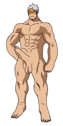 bara bara_tiddies bara_tits big_breasts big_cock big_penis boku_no_hero_academia gay gayartist777 kan_sekijiro kan_sekijirou male_only male_penis my_hero_academia pose sekijiro_kan vlad_king