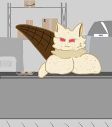 cute female fur huge_breasts ice_cream kaiju_paradise nwar_chocola pizza roblox roblox_game self_upload solo sprinklekit_(kaiju_paradise) tagme