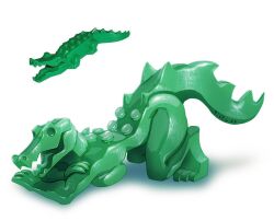 2022 anthro breasts_on_floor crocodile crocodile_girl crocodilian fivel green_body humor lego tagme thick thick_thighs