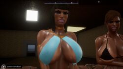 3d bae3 big_ass big_breasts farah legend_of_queen_opala osira queen_opala