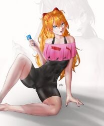 asuka langley sohryu from neon genesis evangelion by waligner