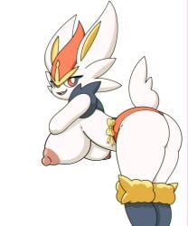 cinderace from nintendo by jhenightfox