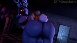 1boy 3d 3d_(artwork) 3d_animation animated animatronic anthro ass back_view balls blue_body bonnie_(fnaf) bouncing_balls bouncing_butt butt faceless_forefront five_nights_at_freddy's five_nights_at_freddy's_2 fnaf gay humanoid inviting inviting_to_sex jiggling_ass living_machine looking_at_viewer looking_back loop male male_only mp4 no_sound nude presenting presenting_ass presenting_butt rabbit red_eyes robot sfmmations short_playtime solo solo_focus tagme tail twerking video withered_bonnie