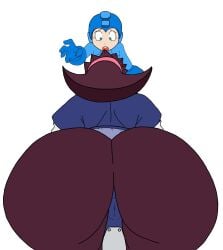 1boy 1girls age_difference anus areolae ass big_ass big_breasts big_butt blowjob bubble_ass bubble_butt capcom dat_ass edit fat_ass fellatio female hi_res highres huge_ass huge_butt large_ass large_breasts lord_azure male mega_man mega_man_(character) mega_man_legends nipples paizuri robot size_difference smelly_anus smelly_ass thick thick_ass tron_bonne voluptuous wide_hips younger_male