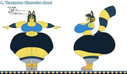 ankha_thompson_(user3345) big_ass big_breasts breasts bubble_butt huge_ass thick_thighs user3345 wide_hips