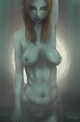 1girls alternate_version_available areolae breasts female female_only midna nintendo nipples nude nude_female slepk solo tagme the_legend_of_zelda twili_midna twilight_princess