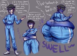 1boy big_ass blueberry_inflation blueberryfatcake bubble_butt huge_ass male_only thick_thighs wide_hips