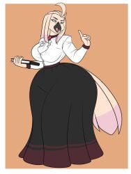 artjwink avian big_breasts breasts female furry headmistress_(jwinkz) jwinkz thick_thighs wide_hips