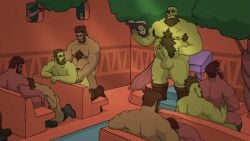 2d 2d_animation anal anal_sex animated armpit_hair ass balls bara barazoku beard big_balls big_penis blowjob casual church completely_nude completely_nude_male daddy_orc_(robin_morningwood) deepthroat dominant_male erection facial_hair fellatio fellatio_domination footwear gay gay_anal gay_blowjob gay_domination gay_sex green-skinned_male green_body green_skin grizzlygamerdev hairy hairy_chest hard_on male male/male male_focus male_nipples male_only male_penetrated male_penetrating_male male_pubic_hair manly multiple_boys muscular_male nipples nude oral oral_sex orc orc_(robin_morningwood) orc_male orgy penetration penis robin_morningwood sex solo_male teeth teeth_visible tusks