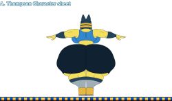 ankha_thompson_(user3345) big_ass big_breasts breasts bubble_butt huge_ass thick_thighs user3345 wide_hips