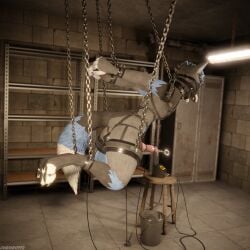 1:1 1boy 3d_(artwork) 4k absurd_res anal anal_sex animal_genitalia animal_penis anthro anthro_on_anthro anthro_penetrated arms_tied arrin asphyxiation ball_gag ball_stretching ballbusting basement bdsm_gear bdsm_outfit biped blender_(software) blender_cycles blindfold blue_body blue_fur body_fur bondage bound bucket cables canine canine_genitalia canine_penis chained chained_cuffs chains choking claws clothing cock_and_ball_torture collar container cuffs_(clothing) cum cum_drip cum_dripping_from_penis cum_in_bucket cum_in_container cum_on_penis cumshot d-ring depth_of_field digital_media_(artwork) dragonplayer dripping dungeon ejaculation electrode electrode_in_anus electrode_on_penis electrostimulation erection exposed_balls feet forced fox furniture gag gagged genital_torture genitals grey_body grey_fur hands_behind_back hanging_from_ceiling harness hi_res hindpaw humiliation inside knot latex leash leashed_collar legs_tied legs_up male male_only male_penetrated mammal milking_cum multicolored_body open_mouth orgasm pain paws penetration penis pink_penis pipes reflection restraints rexouium rope rope_around_balls slim slim_anthro slim_male slim_sub solo sounding_rod spread_legs spreader_bar spreading struggling submissive submissive_male suspended_in_midair tail teeth tied_balls tight_clothing torture urethral white_body white_fur