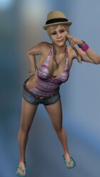 3d 3d_(artwork) artist_request blonde_hair blonde_hair_female clothed_female denim_shorts grand_theft_auto grand_theft_auto_v hand_on_hip happy_female jean_shorts male_pov mature_female posing rockstar_games source_request tagme tracey_de_santa virt-a-mate