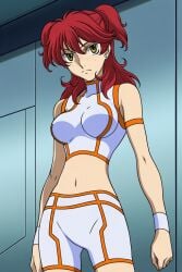 1girls ai_art ai_generated breasts earrings female_villain freckles freckles_on_face ginger ginger_female ginger_hair gundam gundam_00 hair_between_eyes hazel_eyes jewelry large_breasts mobile_suit_gundam more_at_source nena_trinity on_model pale-skinned_female pale_skin perfect_body perfect_boobs red-haired_female red_hair redhead redhead_female redheaded_female solo solo_female solo_focus stud_earrings twintails twintails_(hairstyle) villainess yellow-eyed_female yellow_eyes