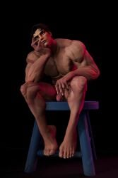 cute dick emote feet gay linlieshusband male marvel marvel_rivals penis peter_parker sexy sitting sitting_on_chair spider-man spider-man_(marvel_rivals) toes