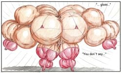 abs biceps breasts female grandmasterlucilious hyper hyper_muscles muscles muscular muscular_arms muscular_female muscular_legs muscular_thighs pecs