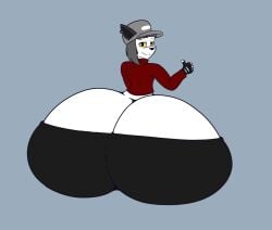 big_ass bubble_butt furry huge_ass hyper_ass jaycario_(artist) tagme thick_thighs wide_hips