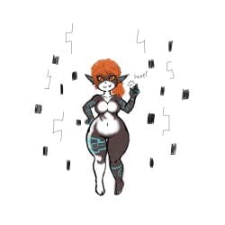 1girls ass_visible_through_thighs fang female franktonius imp imp_midna midna navel orange_hair pointy_ears red_eyes short_stack shortstack snapping_fingers solo the_legend_of_zelda the_legend_of_zelda:_twilight_princess thick_thighs thigh_gap twilight_princess wide_hips yellow_sclera