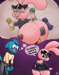 2025 4_fingers absurd_res age_difference anal anal_sex anthro areola ass bent_over big_breasts big_butt big_ears big_eyes big_glans big_iris biped black_clothing black_dress black_eyebrows black_eyes black_eyewear black_glasses black_markings black_penis blue_body blue_ears blue_fur blue_glans blue_penis blush blush_lines blushing_profusely bodily_fluids bottomwear breasts brown_glans brown_penis bubble_butt buckteeth bulge butt_squish cartoon_network claws cleavage cleavage_overflow clothed clothed_anthro clothed_male clothed_sex clothing curved_eyebrows dialogue digital_drawing_(artwork) digital_media_(artwork) disembodied_penis domestic_cat dress elderly elderly_anthro elderly_female english_text erect_nipples erect_tail exposed_breasts eye_roll eyebrows eyelashes eyewear facial_markings fangs felid feline felis female finger_claws fingers floppy_ears frilly frilly_clothing frilly_dress from_behind_position fully_clothed fully_clothed_anthro fully_clothed_male fur gangbang genitals glans glasses glistening glistening_bodily_fluids glistening_breasts glistening_eyes glistening_genitalia glistening_glans glistening_lips glistening_nipples glistening_penis glistening_sweat grandchild_(lore) grandmother_(lore) grandmother_and_grandchild_(lore) grandmother_and_grandson_(lore) grandparent_(lore) grandparent_and_grandchild_(lore) grandson_(lore) grey_bottomwear grey_clothing grey_pants group group_sex gumball_watterson hand_on_hip hand_on_own_hip head_markings head_turned hi_res huge_butt humanoid_genitalia humanoid_hands humanoid_penis imagination iris joanna_watterson lagomorph leporid light_areola light_body light_fur light_nipples lips lipstick long_eyelashes looking_at_another looking_at_self looking_down looking_down_at_another looking_down_at_self makeup male male/female mammal markings mature_anthro mature_female monotone_tail multicolored_clothing multicolored_sweater multicolored_topwear muzzle_(marking) mysterywhiteflame navel_outline nipples no_pupils older_female open_mouth open_smile orange_text pants partially_clothed partially_clothed_anthro partially_clothed_female penetration penile penile_penetration penis penis_grab penis_in_ass penis_in_vagina pink_areola pink_blush pink_body pink_breasts pink_ears pink_fur pink_lips pink_nipples pink_nose pink_speech_bubble pink_tongue pointy_ears poking prick_ears puffy_areola pupils purple_background rabbit red_blush red_lips red_lipstick red_penis scut_tail sex short_tail simple_background smile snout speech_bubble squish standing standing_sex sweat sweater sweaty_body sweaty_butt sweaty_face sweaty_fur tail talking_to_another tan_background teeth text textured_background the_amazing_world_of_gumball thick_bottom_lip thick_eyebrows thick_eyelashes thick_thighs thought_bubble three-quarter_view tongue topwear two_tone_clothing two_tone_sweater two_tone_topwear vaginal_penetration wearing_glasses whisker_markings white_claws white_markings white_sclera white_tail wide_eyed wide_hipped_anthro wide_hipped_female wide_hips yellow_glans yellow_penis younger_male