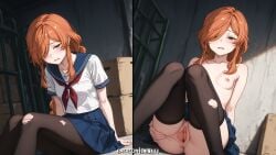 ai_generated anime_girl blush cute cute_girl female flamme_(sousou_no_frieren) frieren_beyond_journey's_end hentai multiple_views nipples petite petite_body petite_breasts petite_female pussy school school_uniform schoolgirl shy small_breasts solo_female sousou_no_frieren spread_pussy stockings teen teen_girl teenage_girl torn_clothes uncensored underwear uniwaifu wet_pussy