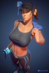 1girls alternate_version_available fat_ass female female_only femscout gym_uniform sfm solo source_filmmaker team_fortress_2 yoga yoga_pants zeton54