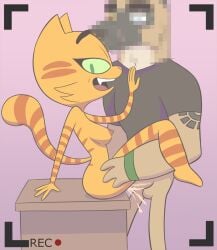 1boy 1boy1girl 1girls 2026 4_fingers absurd_res anthro anthro_on_anthro anthro_penetrated anthro_penetrating anthro_penetrating_anthro areola areolae arm_support arm_tattoo balls bent_arm bent_leg big_areola big_breasts big_eyes big_penis black_body black_clothing black_eyebrows black_fur black_nose black_shirt black_t-shirt black_tattoo black_topwear blind_eye bodily_fluids bottom_heavy bottomless bottomless_anthro bottomless_male bracelet breasts brown_balls brown_body brown_eyes brown_fur brown_penis brutus_(pixie_and_brutus) camera_view canid canine canis canoart censored censored_face cheek_tuft clothed clothing crossover crossover_ship cum cum_from_vagina cum_in_vagina cum_inside cum_splatter digital_drawing_(artwork) digital_media_(artwork) dilf domestic_cat domestic_dog duo erect_nipples erection extended_arm eyebrows eyelashes facial_tuft fangs feet felid feline felis female female_anthro female_penetrated fingers fran_(litterbox_comics) from_front_position fur fur_tuft genital_fluids genitals german_shepherd green_bracelet green_eyes green_sclera green_wristband hand_on_another's_chest hand_on_chest herding_dog hi_res humanoid_genitalia humanoid_hands humanoid_penis inside interspecies iris jewelry light_areola light_body light_fur light_nipples litterbox_comics looking_at_viewer male male/female male_anthro male_penetrating male_penetrating_female mammal markings mature mature_anthro mature_female mature_male mature_man mature_woman milf mosaic_censorship multicolored_body multicolored_fur nipples no_pupils nude nude_anthro nude_female open_mouth open_smile orange_body orange_breasts orange_ears orange_fur orange_markings orange_stripes orange_tail pastoral_dog penetration penile penile_penetration penis penis_in_vagina pink_areola pink_nipples pink_nose pink_tongue pixie_and_brutus plantigrade pointy_ears prick_ears purple_background recording sex shadow shirt short_sleeves side_view simple_background sitting smile smiling_at_viewer snout standing standing_sex straight straight_sex striped_arms striped_back striped_body striped_fur striped_head striped_legs striped_markings striped_tail stripes t-shirt tabby_cat tail tail_markings tan_balls tan_body tan_fur tan_penis tan_sclera tattoo teeth thick_eyebrows thick_eyelashes thick_neck thick_thighs tongue toony topwear tuft vaginal_penetration webcomic white_body white_fur white_sclera wristband