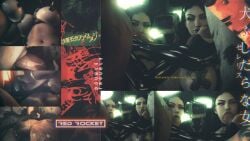 3d big_breasts black_hair camera canine canine_on_human canine_penis covered_nipples english_text female_on_feral feral feral_on_female feral_on_human foursome human_female human_on_feral japanese_text large_breasts light-skinned_female srvn tagme text zoophilia