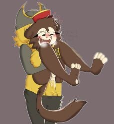 anal anal_sex anthro bad_anatomy balls bellhop canelitabunny dark_deception dark_deception:_chapter_1 dark_deception:_chapter_2 deadly_decadence femboy furry gay gay_anal gay_male gay_sex gold_watchers heart hearts_around_head monkey monkey_boy monkey_business murder_monkey