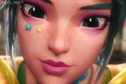 1girls animated big_breasts blurry_background breasts busty cleavage clothed clothing cute depth_of_field evil_rise7 eyewear eyewear_on_head female female_focus finger_heart glasses glasses_on_head green_eyes green_hair guardians_of_the_galaxy hand_heart heart heart_gesture heart_symbol inner_sideboob kiss kissing kissing_viewer korean_heart large_breasts light-skinned_female light_skin lips looking_at_viewer mantis_(marvel) mantis_(marvel_rivals) mantis_(oceanic_harmony) marvel marvel_cinematic_universe marvel_comics marvel_rivals mp4 short_playtime shorter_than_10_seconds smile smiling_at_viewer solo solo_female solo_focus sound sound_effects tagme thick_thighs thighs video wholesome