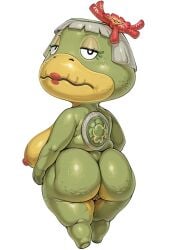 1girls ai_generated animal_crossing animal_crossing_new_horizons anthro ass_focus back_view bbw big_ass big_breasts big_nipples cellulite chibi chubby colored_skin datlizardass elderly elderly_female fat fat_ass female from_behind furry furry_female gilf grams_(animal_crossing) green_skin grey_hair huge_ass huge_breasts kapp'n kappa large_areolae looking_at_viewer looking_back mature mature_female nintendo nude older_female plump pussy pussy_juice red_lips sagging_breasts shortstack solo tongue_out turtle turtle_girl turtle_shell vagina white_background