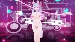 1girls 3d animated ass barefoot blue_hair blush breasts casual casual_nudity completely_nude dancing female flower_petals human humanoid indie_virtual_youtuber mmd mp4 music naked nature_spirit nude official_animation official_art pale_skin sakura_petals shameless silvervale silvervale_(artist) sound tagme twintails video virtual_youtuber wolf_ears wolf_girl wolf_tail