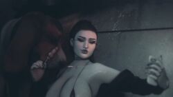 animated bassett_(srvn) big_breasts canine canine_on_human canine_penis cleavage clothed collar domestic_dog eyelashes eyeliner female_on_feral femsub feral feral_on_female feral_on_human fishnets human_bitch human_female human_on_feral imminent_bestiality imminent_sex implied_bestiality implied_sex knot large_breasts lollipop mascara pale-skinned_female selfie sere_(srvn) srvn submissive_human tagme zoophilia