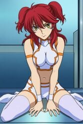 1girls ai_art ai_generated breasts earrings female_villain freckles freckles_on_face ginger ginger_female ginger_hair gundam gundam_00 hair_between_eyes hazel_eyes jewelry large_breasts mobile_suit_gundam more_at_source nena_trinity on_model pale-skinned_female pale_skin red-haired_female red_hair redhead redhead_female redheaded_female solo solo_female solo_focus stud_earrings twintails twintails_(hairstyle) villainess yellow-eyed_female yellow_eyes