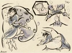 absurd_res ariryu asian_mythology blush blush_lines bodily_fluids body_blush cervical_contact cum cum_inside doggy_style duo east_asian_mythology female feral from_behind_position genital_fluids hi_res human human_on_feral intersex intersex/male interspecies japanese_mythology male male/female male/male mammal moan mythology penetration sex sleep_sex sleeping tapir trans_(lore) twitching uterus vaginal_penetration yokai zoophilia