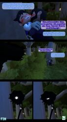 garry's_mod gay gay_anal gay_kissing gay_male kissing_neck moaning moaning_in_pleasure no_visible_genitalia self_upload smg3 smg4 smg4_(character) spying toony toony_face