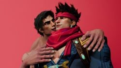 gay gay_male horny horny_male iron_fist iron_fist_(marvel_rivals) lin_lie linlieshusband marvel marvel_rivals peter_parker sexy spider-man spider-man_(marvel_rivals)