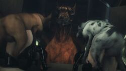 2boys2girls 2dogs animated doggy_style srvn tagme thrusting zoophilia