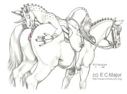 anal anal_sex anatomically_correct animal anthro anus ass bestiality bridle clitoris ecmajor equine equine_pussy female feral holding_tail hooves horns horse interspecies labia licking one_closed_eyes oral penetration pussy pussy_wink rimming saddle tail tongue unicorn