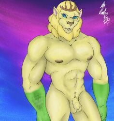 abs adventure_time anthro balls blood bodily_fluids cartoon_network crown felid flaccid foreskin geekgory genitals group hi_res hybrid lion male male_only mammal muscular muscular_anthro muscular_male nipples nude pantherine penis pubes vampire vampire_king