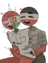 austria-hungary_(countryhumans) blush countryhumans cumming gay german_empire_(countryhumans) long_penis